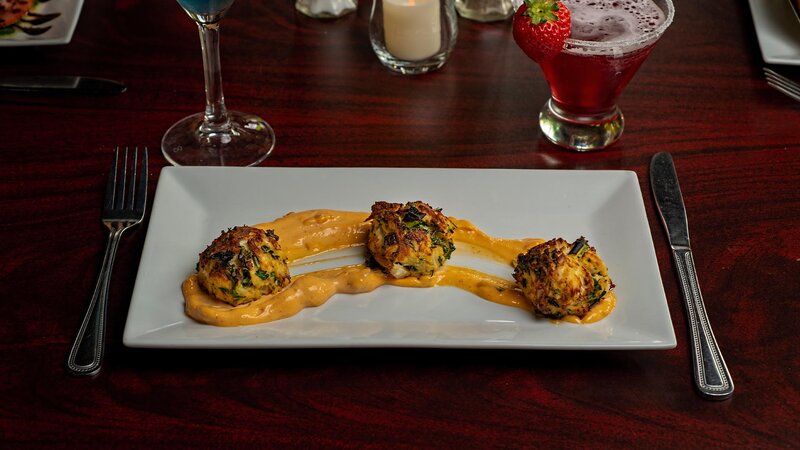 Crab cake appetizers