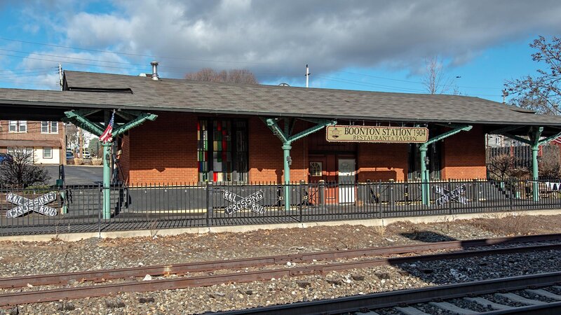 Old Boonton Station train stop